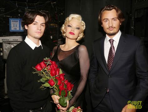 Pamela Anderson Makes Broadway Debut In Chicago Gets Support From Her Sons At Opening Night