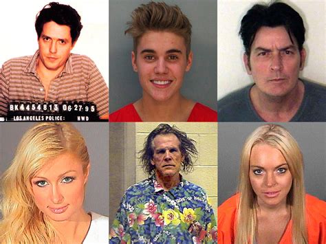 Celebrity Mug Shots Police Booking Photos Of Justin Bieber Lindsay