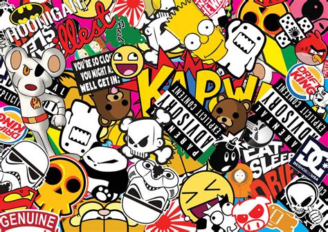 We hope you enjoy our growing collection of hd images to use as a background or home screen for your. Sticker Bomb wallpapers, Man Made, HQ Sticker Bomb pictures | 4K Wallpapers 2019