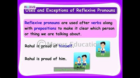 What Is A Reflexive Pronoun Example Slide Share