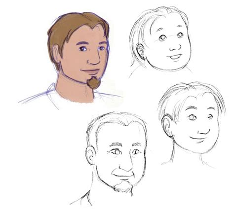 Human Anatomy Fundamentals Drawing Different Ages