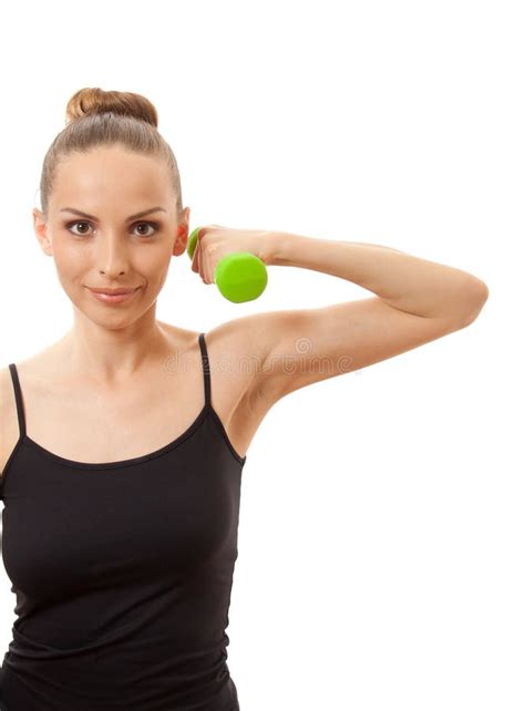 Woman Doing Fitness Exercise Stock Image Image Of Figure Beautiful