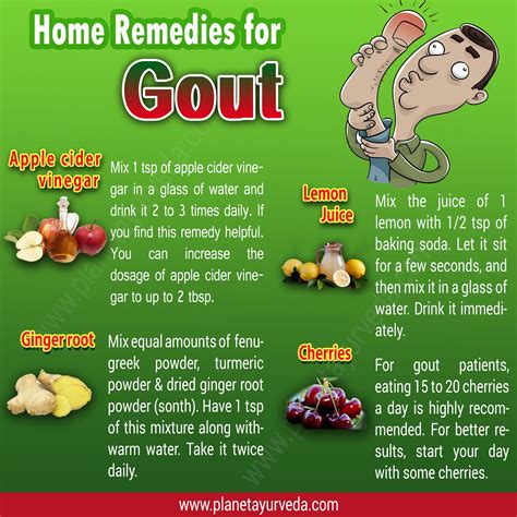 Home Remedies Gout Applecidervinegar Lemonjuice Gingerroot