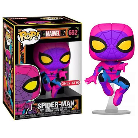 Us 3999 Funko Pop Marvel Spider Man 652 Black Light Target