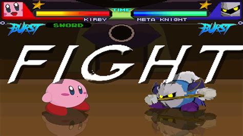 Nick54222 Mugen Kirby Vs Meta Knight Rematch Youtube
