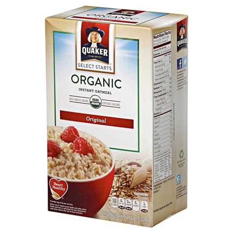 For an oatmeal bath you can use unflavored instant oatmeal, quick oats, or regular slow cooking oats. Quaker Instant Oatmeal Nutrition Label - Trovoadasonhos