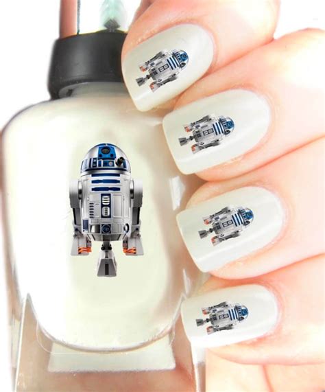 Star Wars R2d2 Nail Art Decal Stickers Nail By Simplytideas