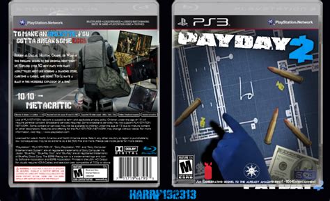 Payday 2 Playstation 3 Box Art Cover By Harry192313