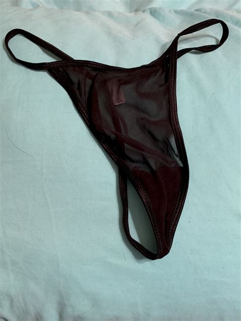 Sheer Black G-string - World's #1 Marketplace for Used Panties