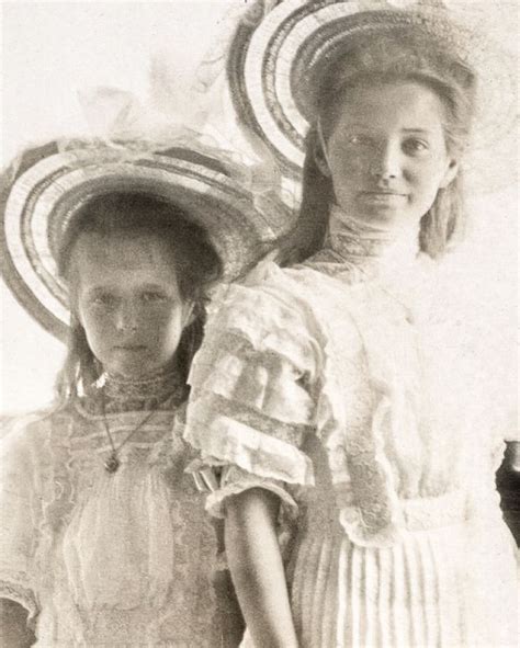 Grand Duchesses Anastasia And Maria Nikolaevna Of Russia On Board The