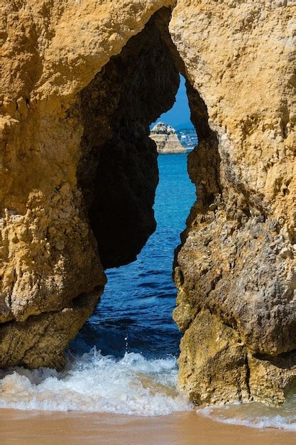 Premium Photo Ponta Da Piedade Group Of Rock Formations Along