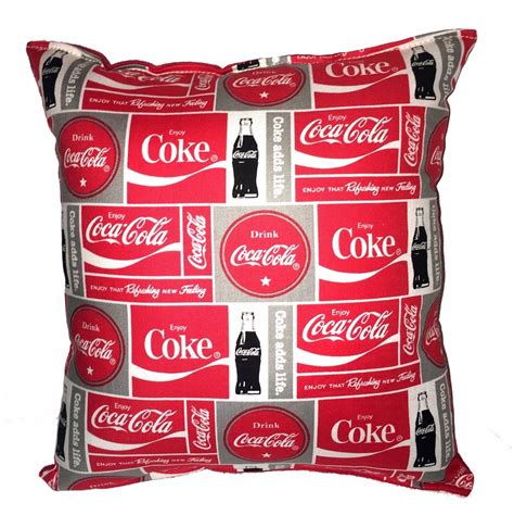 Coca Cola Pillow Handmade Coke Soda Thirst Quenching Coca Cola Drink