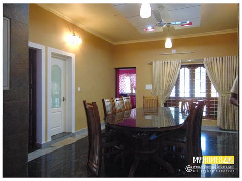 This plan is designed in a manner for the latest interior designs. latest ideas for Dining room design kerala from my homes