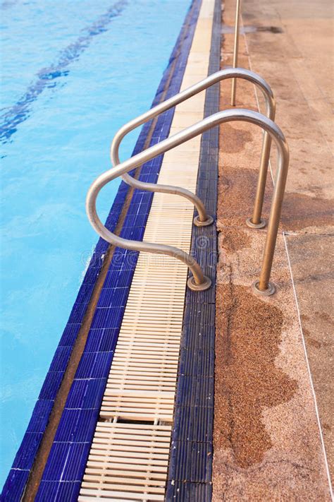 Stair To Swimming Pool Stock Photo Image Of Summer Shiny 74089928