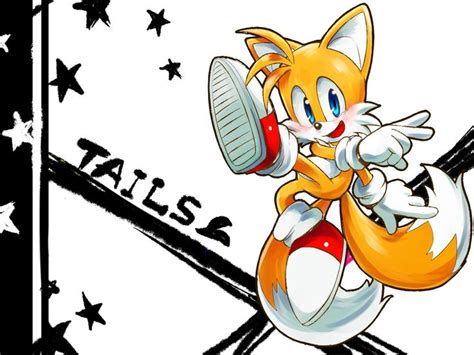 Miles Tails Prower Sonic Sonic Art Sonic The Hedgehog