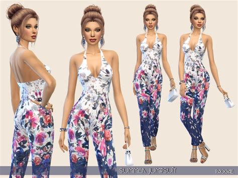 Summer Jumpsuit By Paogae At Tsr Sims 4 Updates