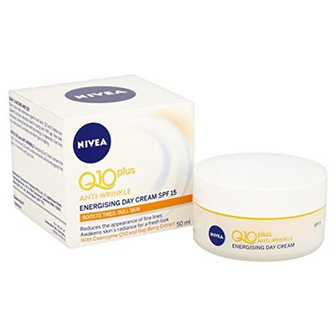 Nivea Q10 Plus Anti Wrinkle Energising Face Day Cream Spf 15 50 Ml Approved Food