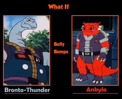 What If Bronto Thunder Belly Bumps Ankylo By Mcsaurus On Deviantart