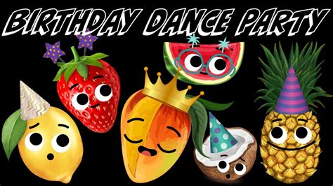 bear sensory birthday dance party fun animation and upbeat music youtube