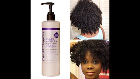 Natural Hair Carols Daughter Black Vanilla Product Review Youtube