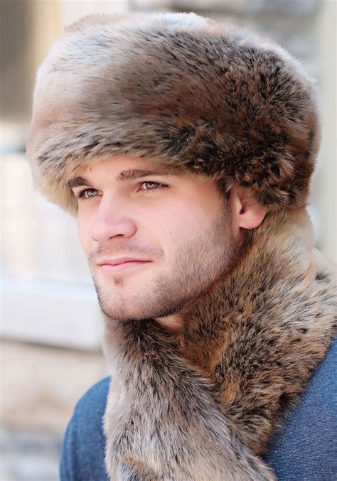 Mens Fur Hats Russian Men Fur Hat Men Russian Fashion