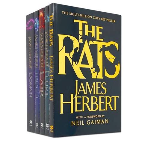 James Herbert Collection 5 Books Set The Rats Lair Domain Haunted