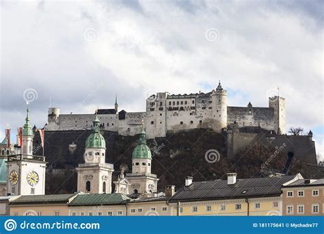 Hohensalzburg Fortress Medieval Castle On The Festungsberg Hill