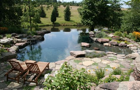 115 Nature Inspired Pool With Vanishing Edge Ponds Backyard Pond Design Natural Swimming Pools