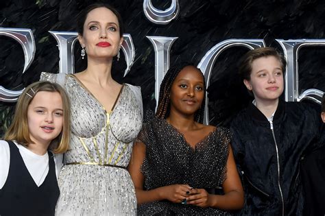 Angelina Jolie Takes Daughter Vivienne To Meet Dear Evan Hansen Cast