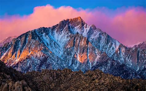 Lone Pine Peak California Usa 4k Wallpaper Download