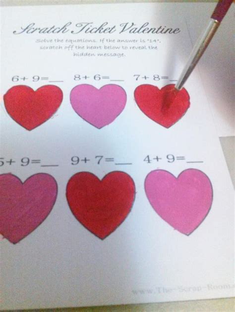 Use acrylic paint, liquid h. Card - DIY Scratch Off Valentines