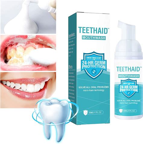 mua 2 teethaid mouthwashes toothpaste foam eliminate bad breath prevent and treat dental