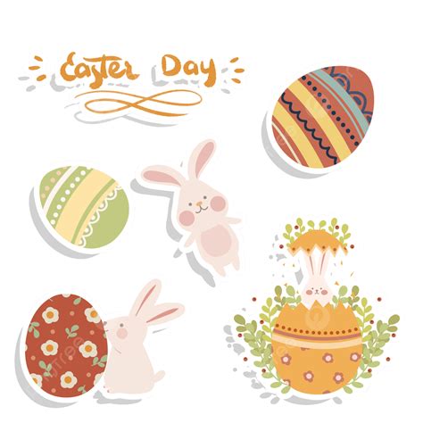 Cute Easter Bunny Png Image Easter Bunny Cute Sticker Sticker Easter