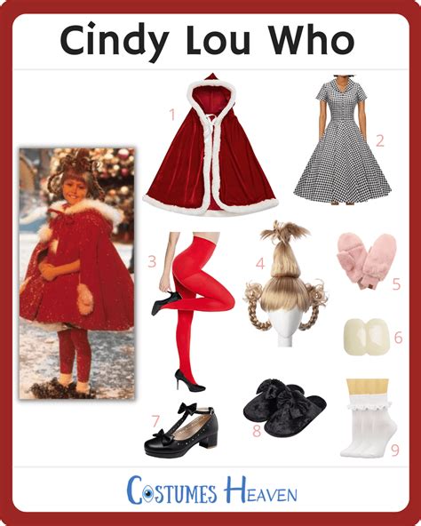 Diy Cindy Lou Who How The Grinch Stole Christmas Costume Ideas 2023