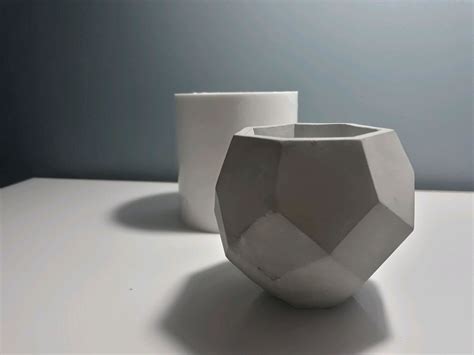 molde de silicone para vaso vela de concreto gesso ou resin
