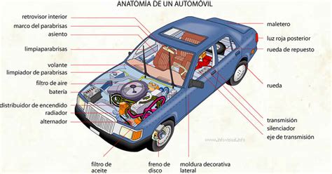 Anatomía De Un Automóvil Diccionario Visual Didactalia Material