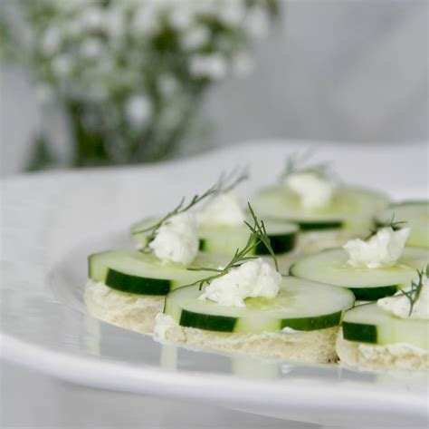 Cucumber Tea Sandwiches Classic And Simple Elegance