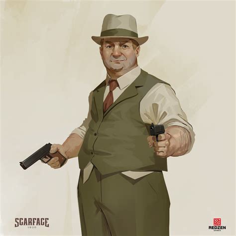 Artstation Scarface 1920 Preview Antonio Stappaerts Scarface