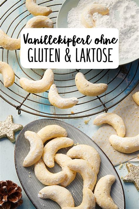 Die eier mit dem zucker und dem vanillezucker sehrschaumig rühren. Gluten- und laktosefreie Vanillekipferl | Rezept ...
