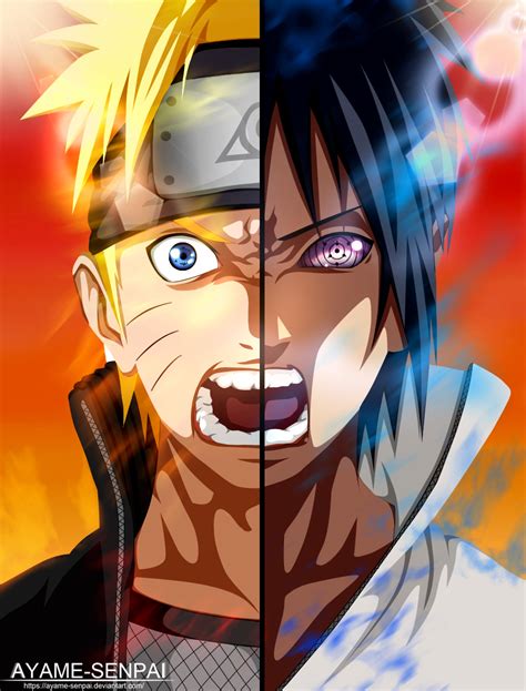 Naruto Uzumaki And Sasuke Uchiha Riset