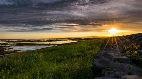 The Coastline Of The Little Town Stokkseyri In Iceland Truly One Of