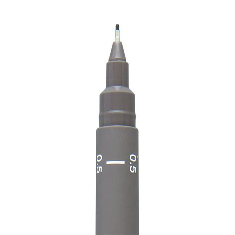 Uni Pin Fine Line Pen Dark Grey