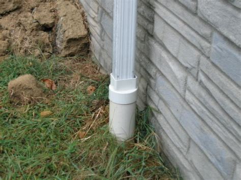Downspout Into French Drain A French Drain Conveys Runoff Underground