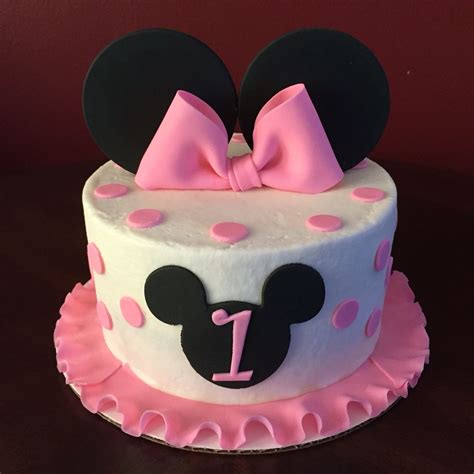 Minnie Mouse 1st Birthday Smash Cake Birthday Messages