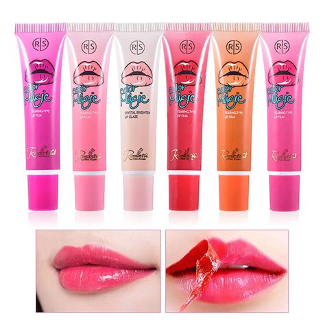 2016 New Hot Lip Tint 6 Colors Waterproof Tattoo Lipstick Peel Off Long