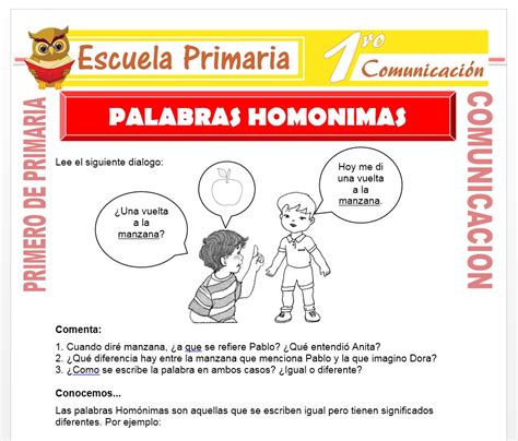 Palabras Homonimas Y Su Significado Ejemplos Coleccion De Ejemplo Images