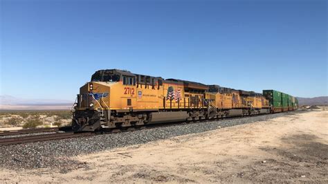 Union Pacific And Bnsf Freight Train Action In The Southwest October