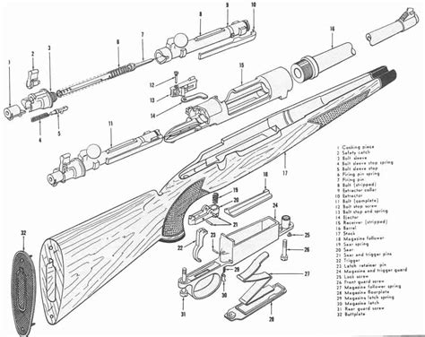 I Am Looking For A Visual Instruction Aid For The Reassembly Of A Mauser M98 Bolt Action Rifle