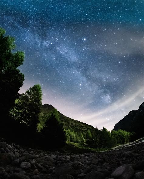 Scenic Photo Of Starry Night Sky · Free Stock Photo