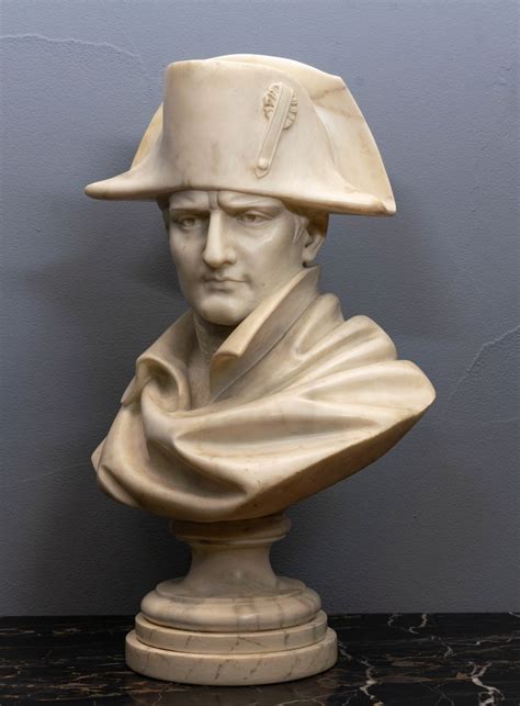 A White Marble Bust Of Napoleon Bonaparte Ref102303